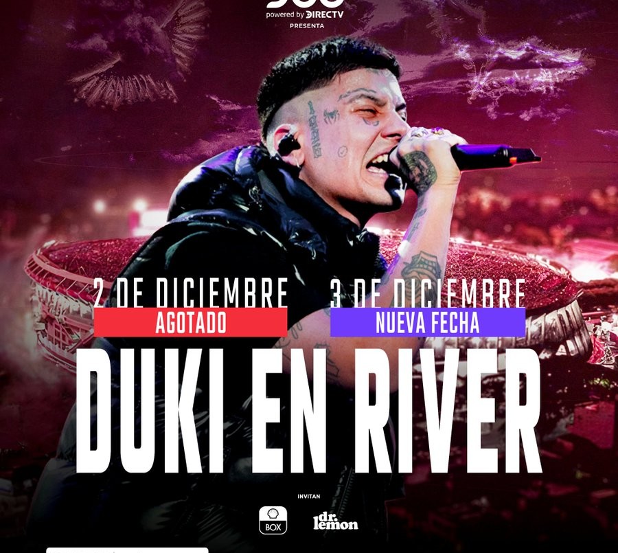 Duki agotó en horas su primer River y suma una nueva fecha | Espectáculos