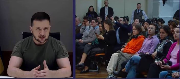 Zelenski destaca el valor de la "libertad" en una charla con alumnos de la UBA | Actualidad