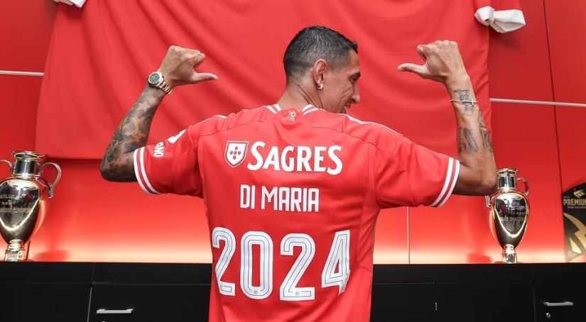 "Volví a mi casa", dijo Di María en su presentación en el Benfica | Deportes