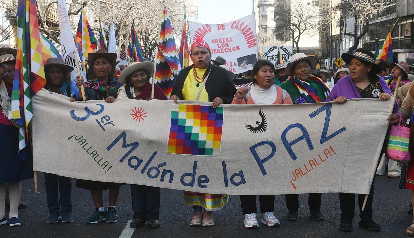 La marcha del "Malón de la Paz" contra la reforma constitucional en Jujuy llega al Obelisco | Actualidad