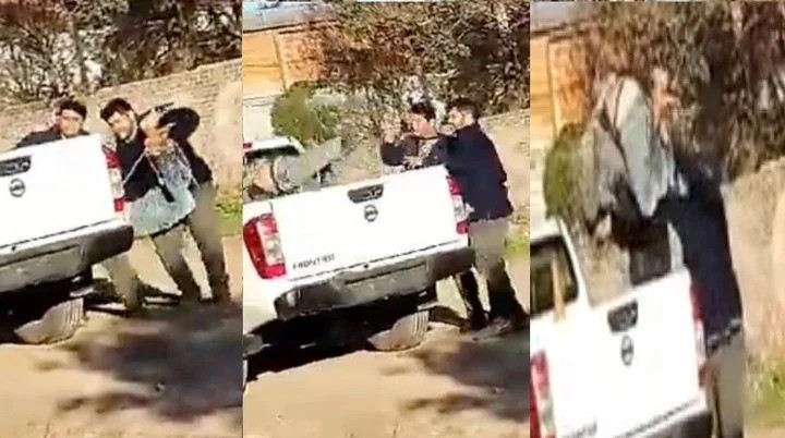 Video: vecinos ataron de pies y manos a un ladrón y lo tiraron a la caja del patrullero | Actualidad