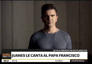 Juanes cantará para el Papa | Espectáculos