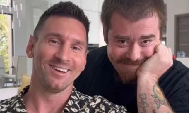 El video del beso de Migue Granados a Messi | Deportes