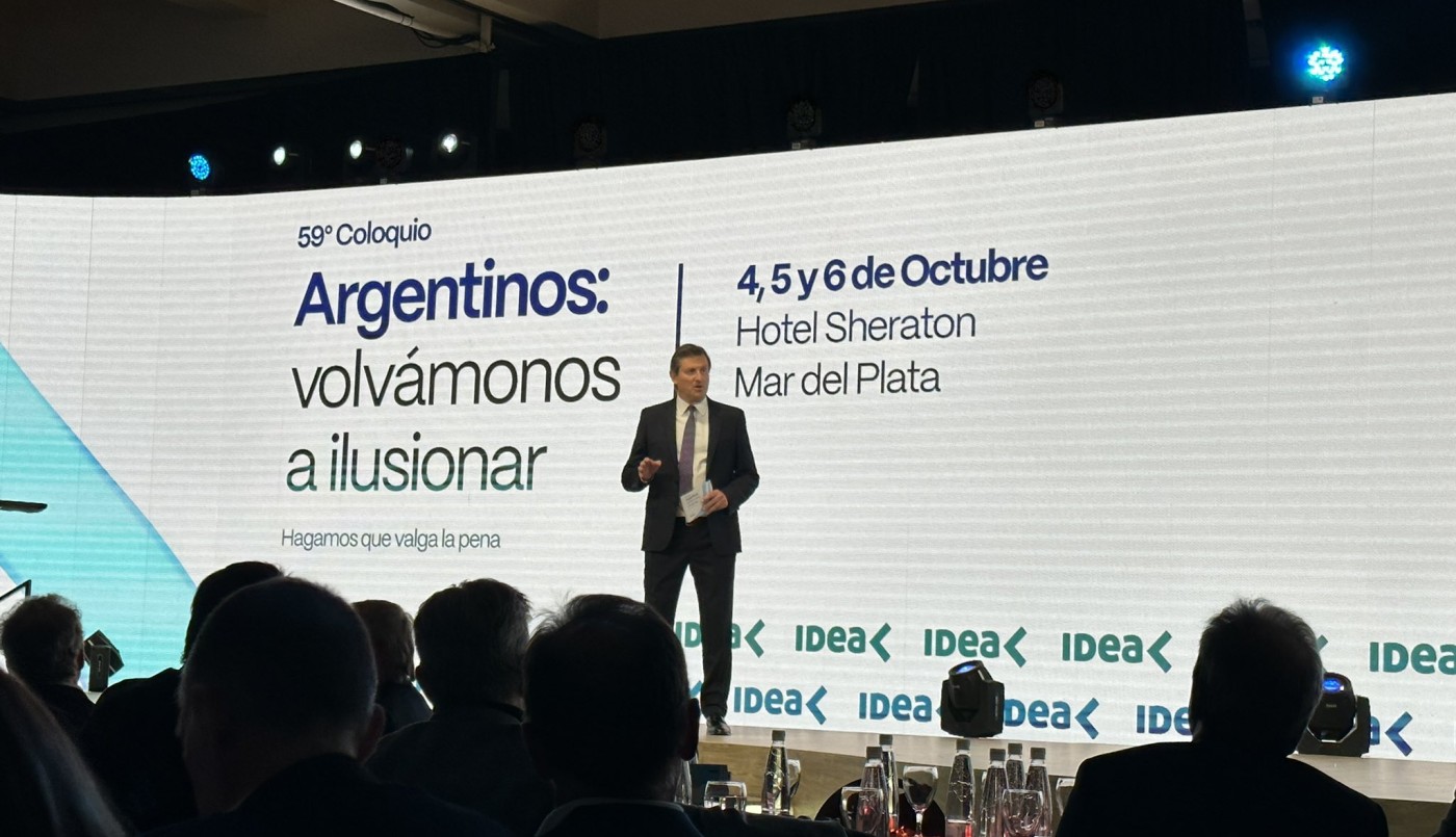 El pedido de IDEA a la política: "La libertad, el cambio y la patria deben trabajar juntos" | Economía