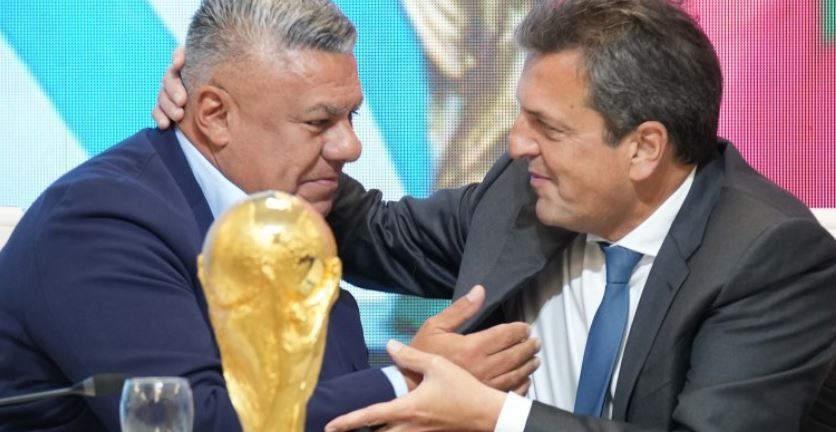 Sergio Massa y "Chiqui" Tapia presentaron el Mundial 2030: "Tenemos el primer partido confirmado, pero hay más novedades" | Deportes