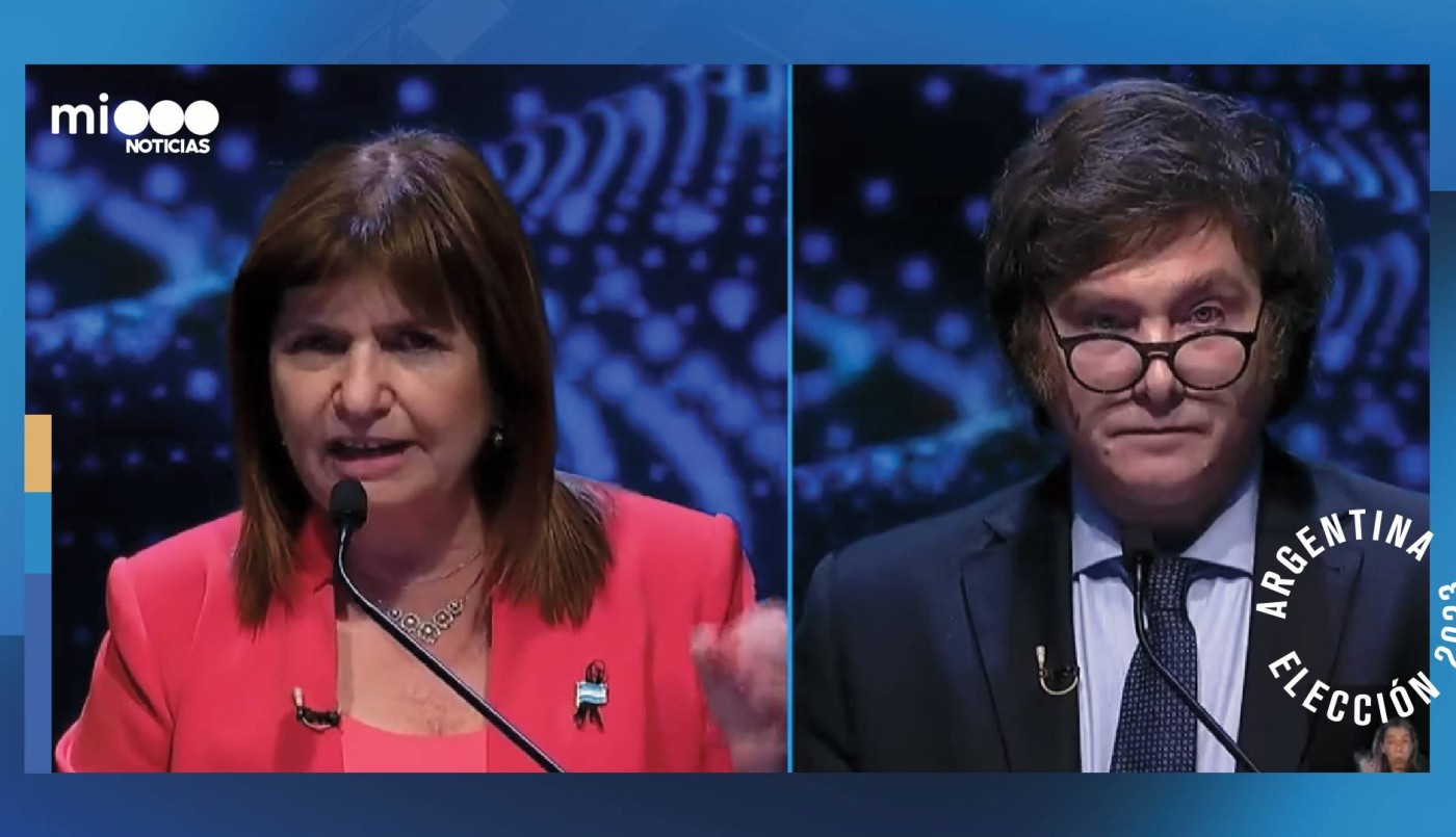 Debate Presidencial: Bullrich y Milei protagonizaron un fuerte cruce sobre las armas y la venta de órganos | Elecciones 2023