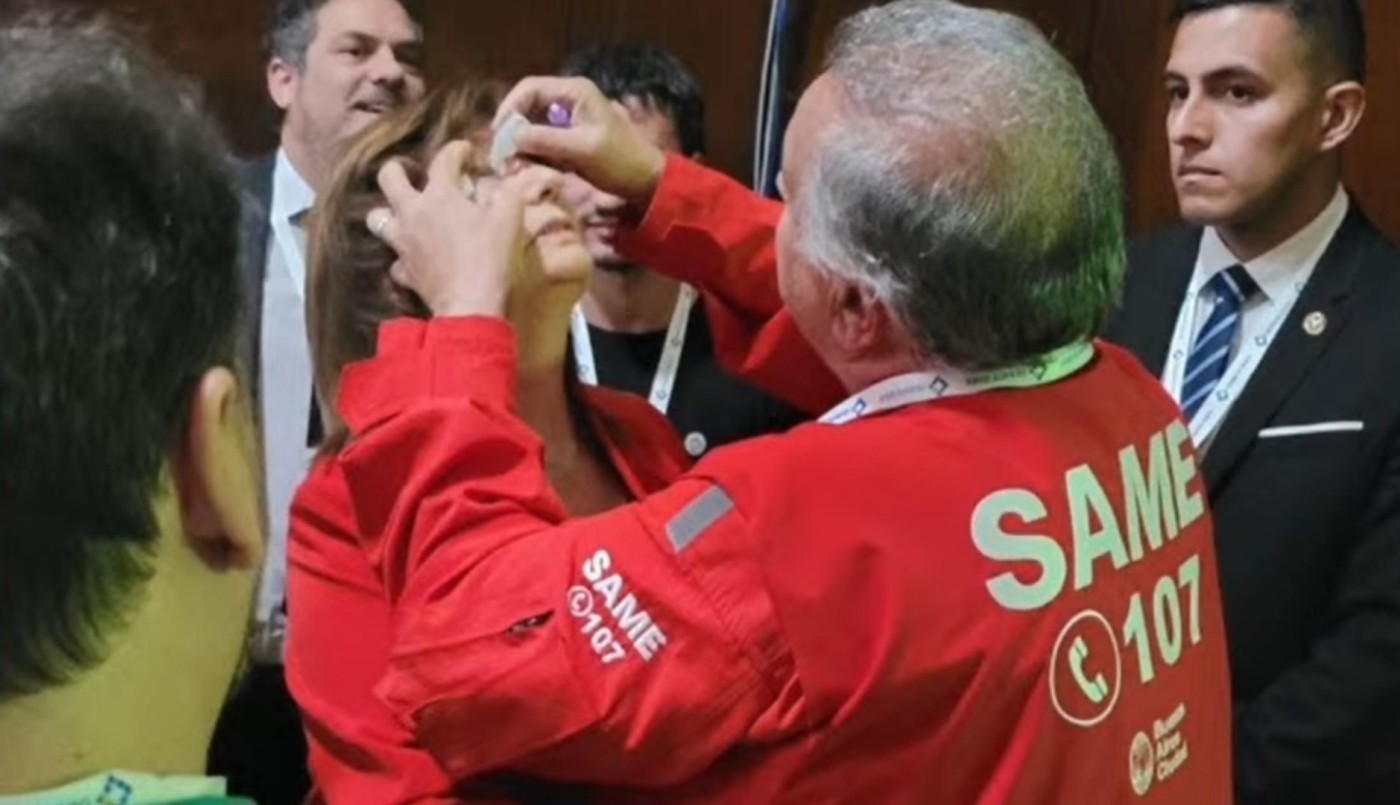 Insólito accidente de Bullrich tras el debate: la atendió el SAME por una pestaña en el ojo | Política