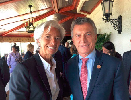 La foto de Macri con Lagarde antes del encuentro en Canadá | Política