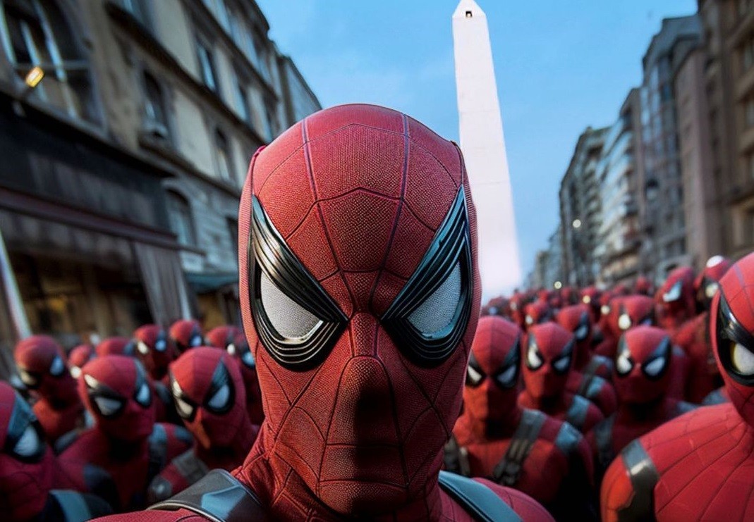 La insólita convocatoria de fanáticos de Spider-Man en el Obelisco que busca ser récord mundial | Espectáculos