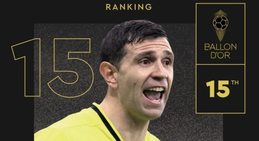 "Dibu" Martínez en la entrega del Balón de Oro: "Estar en el Top 15 es un orgullo" | Deportes