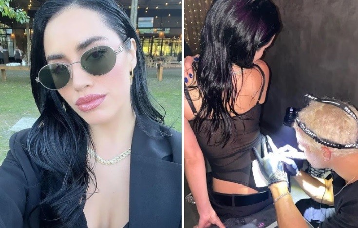 Lali Espósito fue a un casamiento y se tatuó en un glúteo | Espectáculos