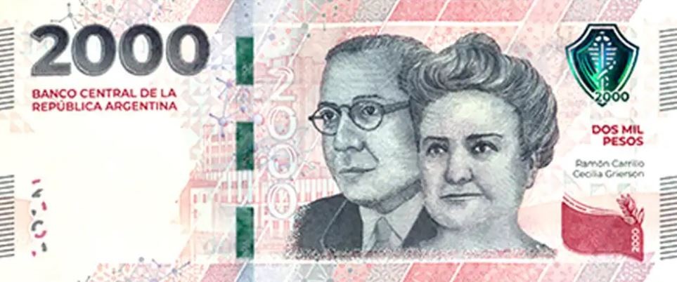 El Banco Central lanzó un nuevo billete de $2.000 con más medidas de seguridad | Economía