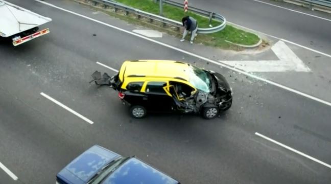 Choque múltiple en la Avenida General Paz: hay demoras en la zona de Villa Devoto | Actualidad