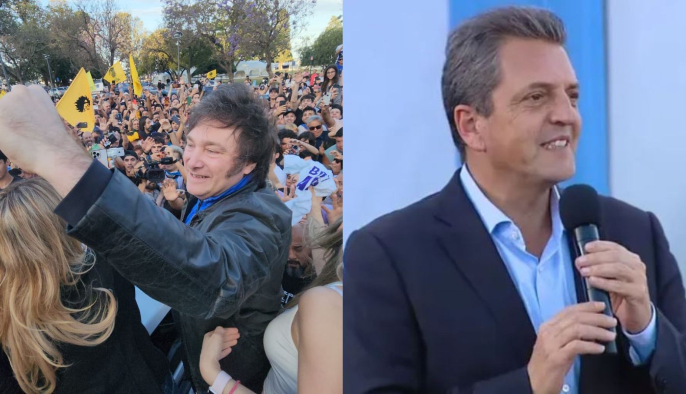 Massa pidió "abrazar a los indecisos" y Milei polarizó entre "populismo o república" | Elecciones 2023