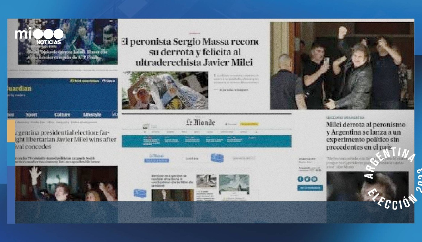 La mirada de los diarios del mundo sobre el triunfo de Javier Milei en Argentina | Elecciones 2023