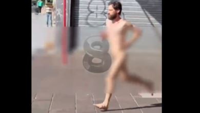 Video: un hombre corrió totalmente desnudo por la peatonal de Mar del Plata | Actualidad