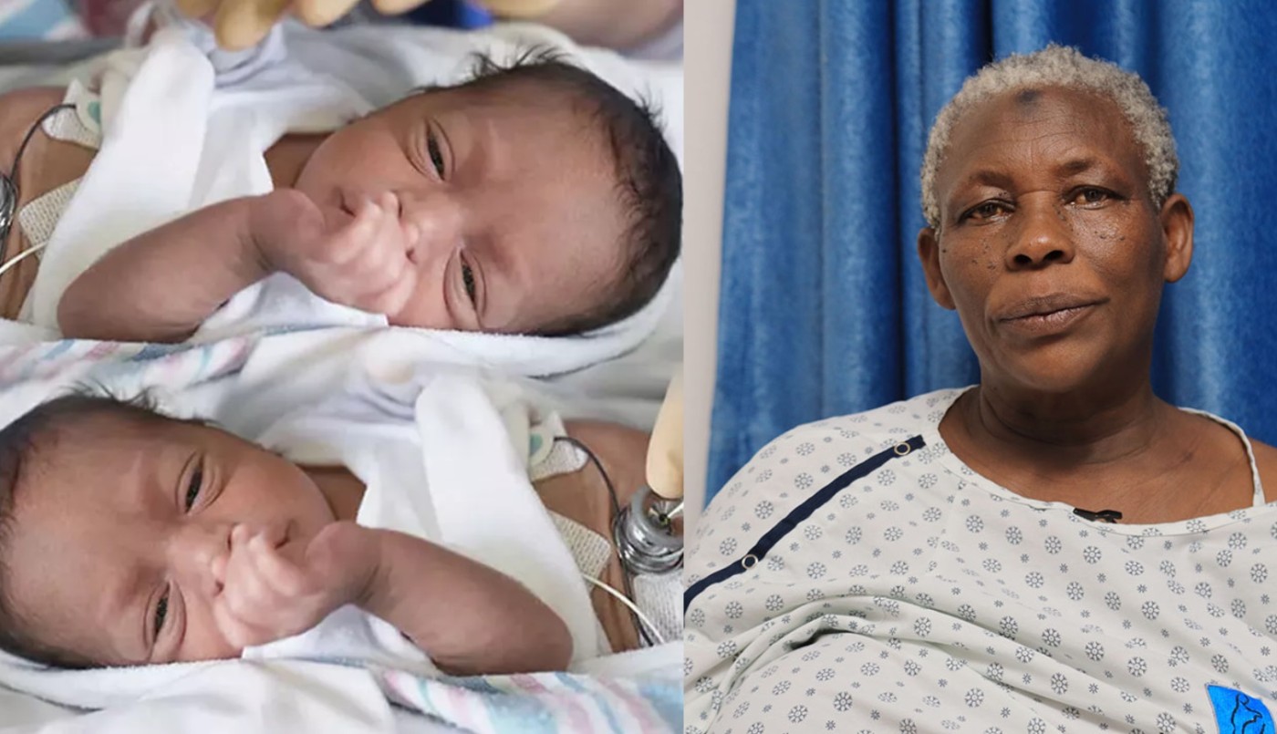 Con 70 años, dio a luz a gemelos | Internacionales
