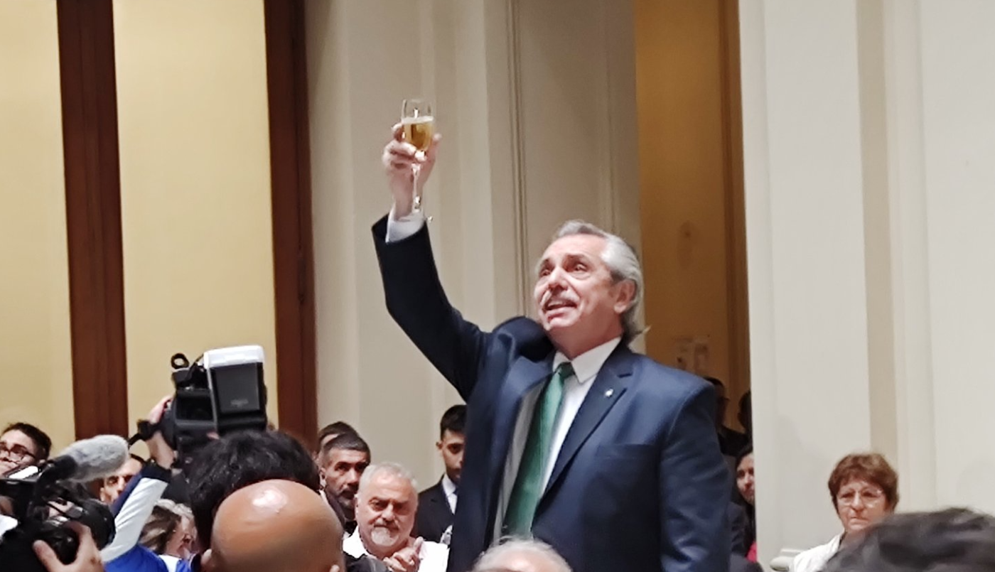 Alberto Fernández se despidió en la Casa Rosada: "Dejamos un país en marcha" | Política