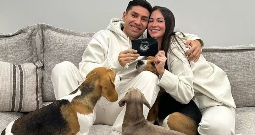 Gonzalo Montiel anunció que será papá junto a su pareja Karina Nacucchio | Deportes