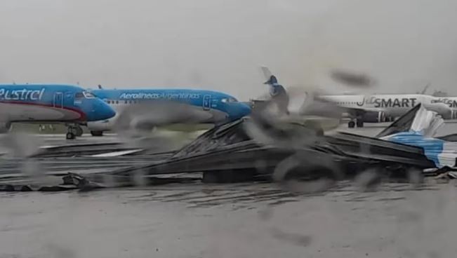 Aerolíneas Argentinas, con 20 aeronaves dañadas: "El informe meteorológico no indicaba una intensidad de vientos de esa magnitud" | Actualidad