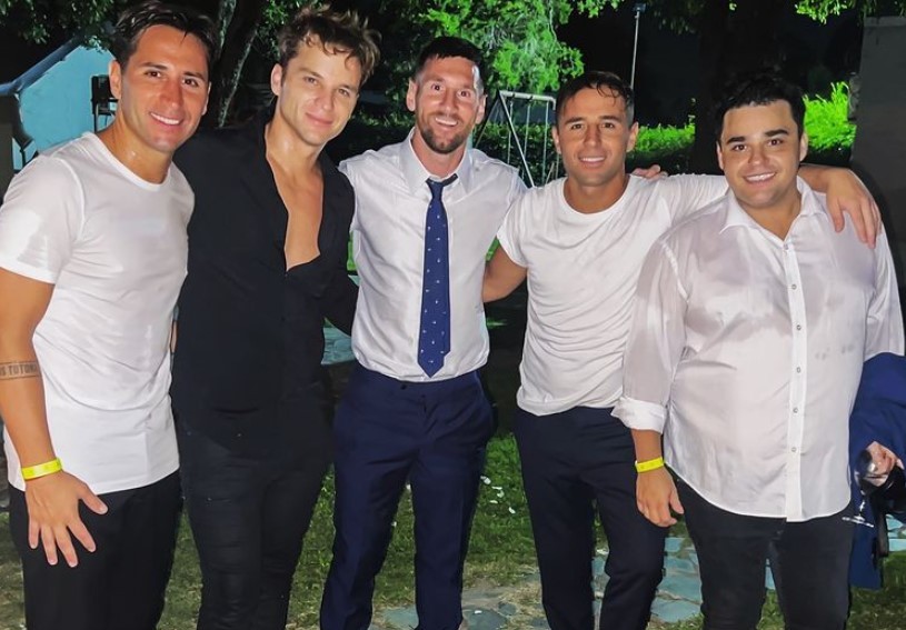 Messi de festejo en Rosario: asistió al casamiento de su cuñada y estuvo con Los Totora | Deportes