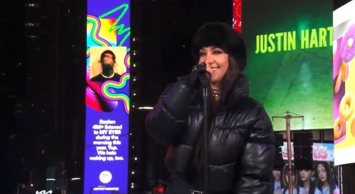 Escándalo en Times Square: María Becerra y el playback | Espectáculos