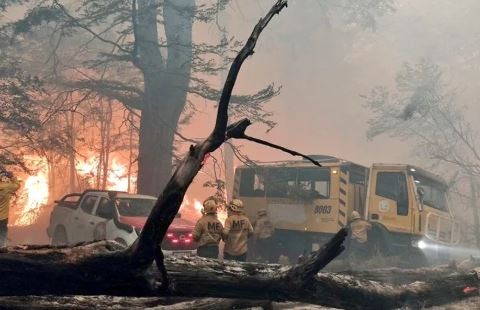 Incendio en Parque Nacional Los Alerces: cómo es el operativo para combatir las llamas | Actualidad