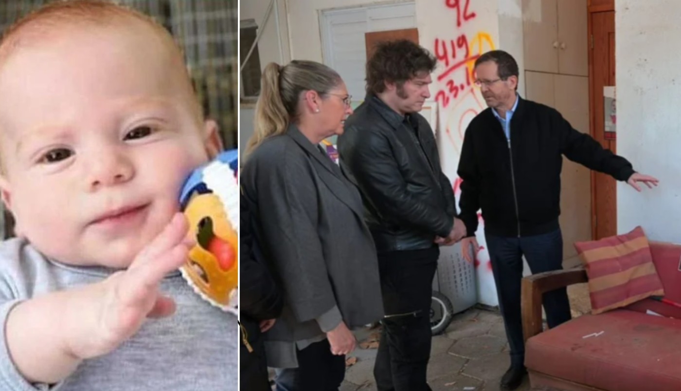 En su gira por Israel, Milei visitó la casa del bebé argentino secuestrado por Hamás | Política