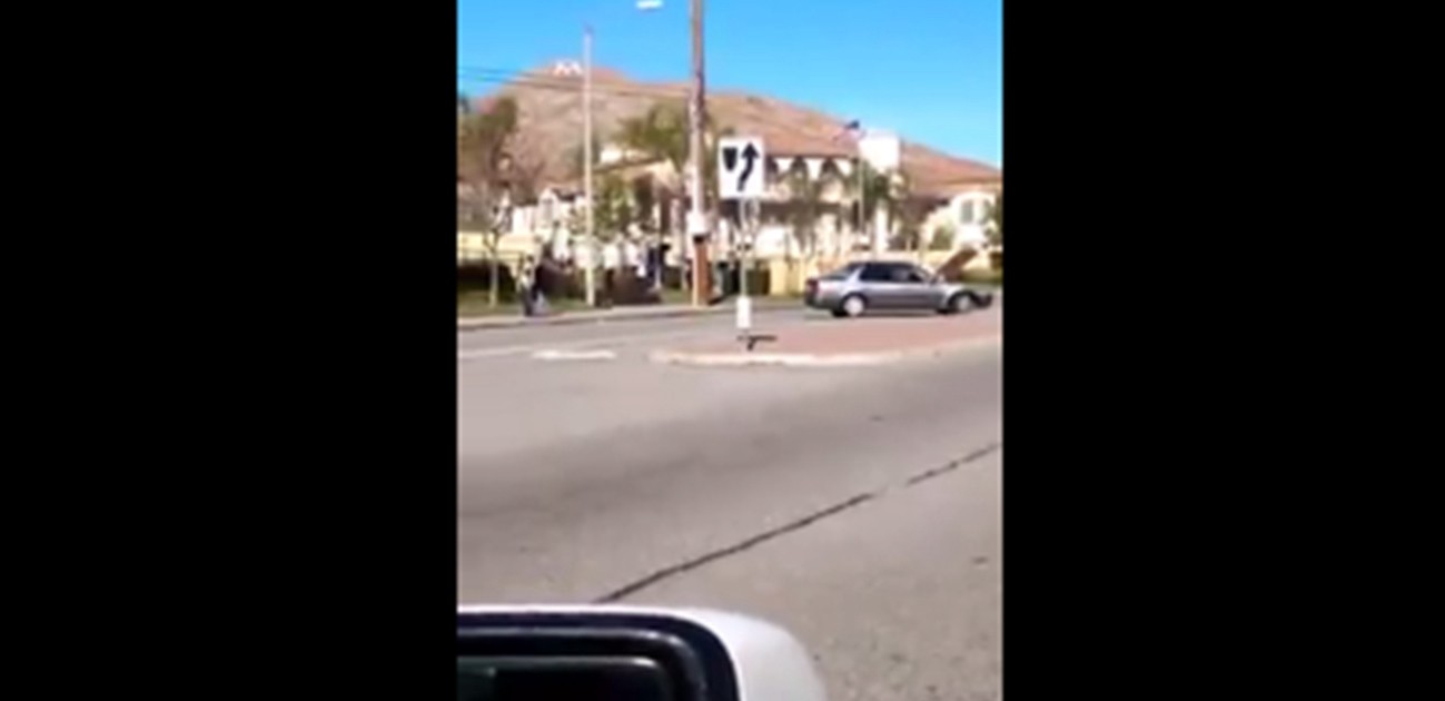 #EsViral un auto descontrolado y sin conductor en las calles de Los Ángeles | Curiosidades