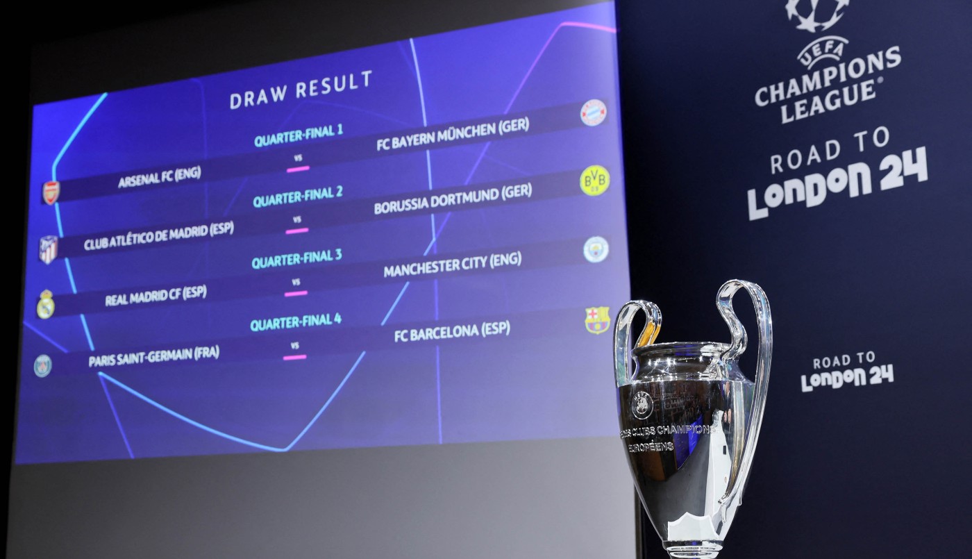 Champions League: el PSG se enfrentará al Barcelona y el Real Madrid al Manchester City | Deportes
