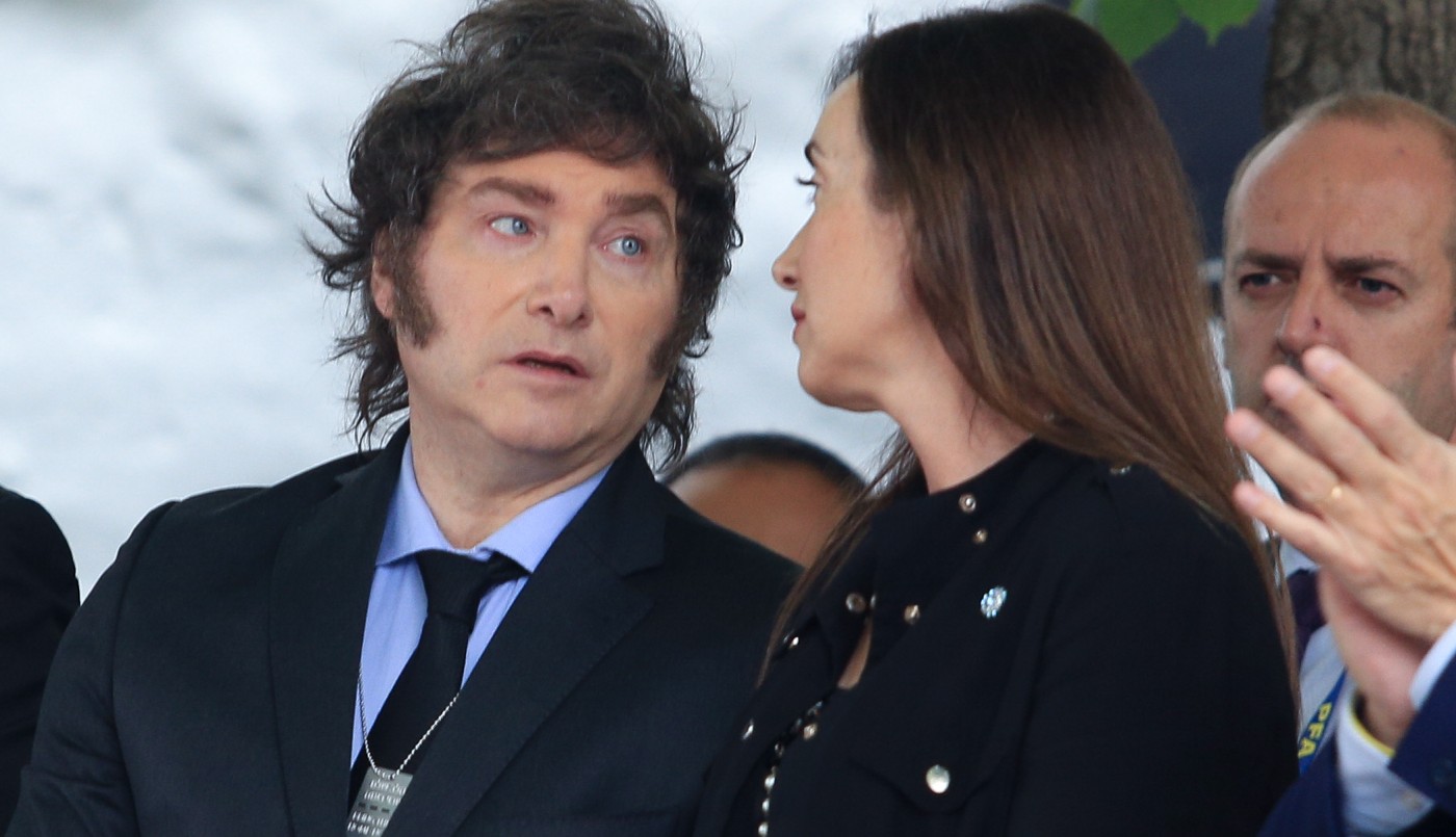 Javier Milei se mostró con Victoria Villarruel en el acto por el atentado a la Embajada de Israel | Política