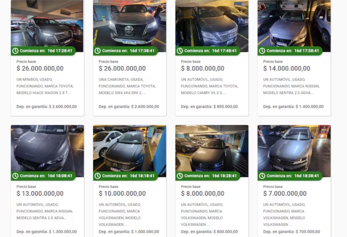 Diputados anunció que subastará 46 autos de su flota oficial | Política