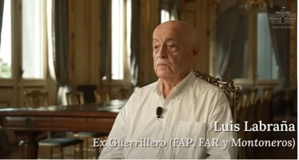 Quién es Luis Labraña, el exguerrillero que sale en el video del gobierno de Javier Milei sobre el 24 de marzo | Política