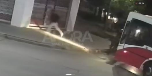 Estremecedor video: colectiveros evitan el robo de motochorros a una chica en Mar del Plata | Actualidad
