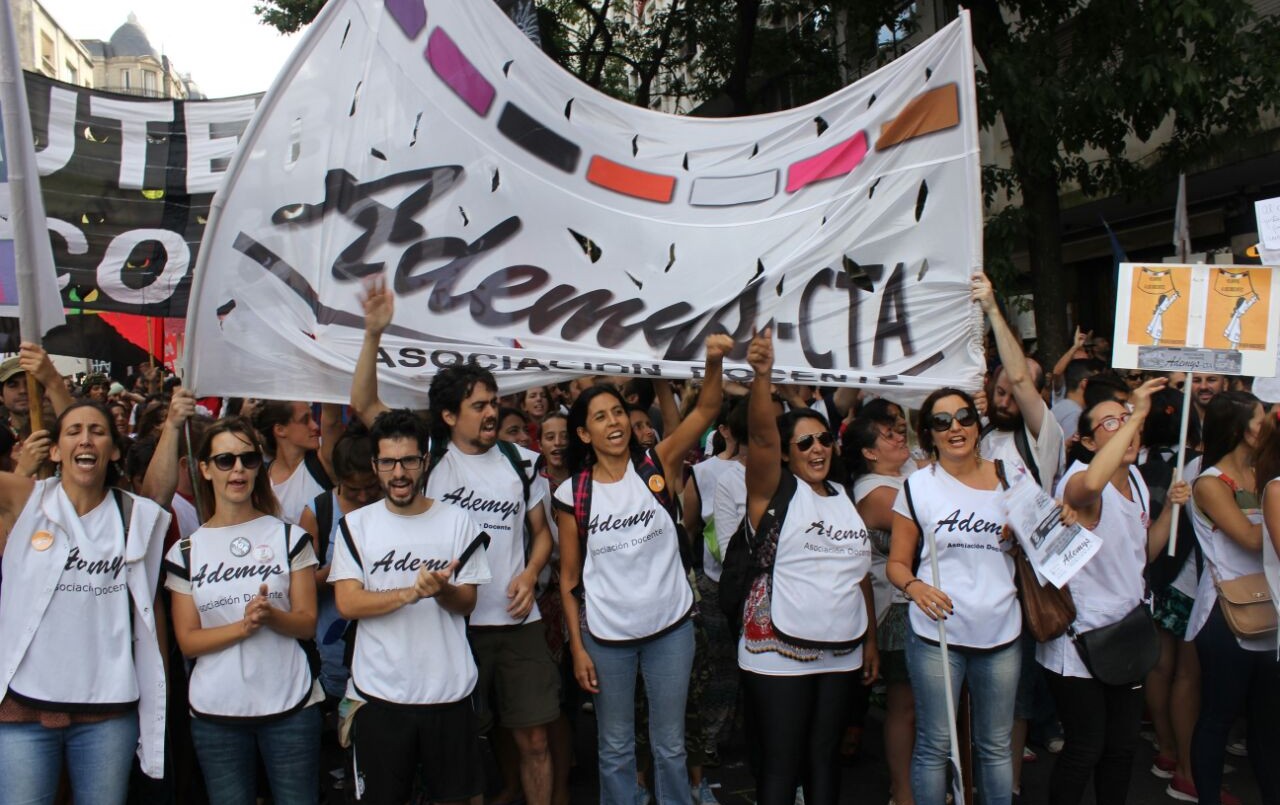 ADEMYS realizará un paro docente para acompañar la marcha en defensa a la educación pública | Política