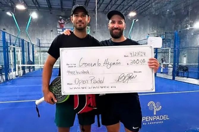 A dos años de su retiro del fútbol, Higuain se consagró campeón de pádel en Miami | Deportes