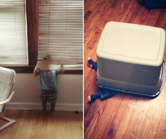 Así aprenden los nenes a jugar a las escondidas | Curiosidades