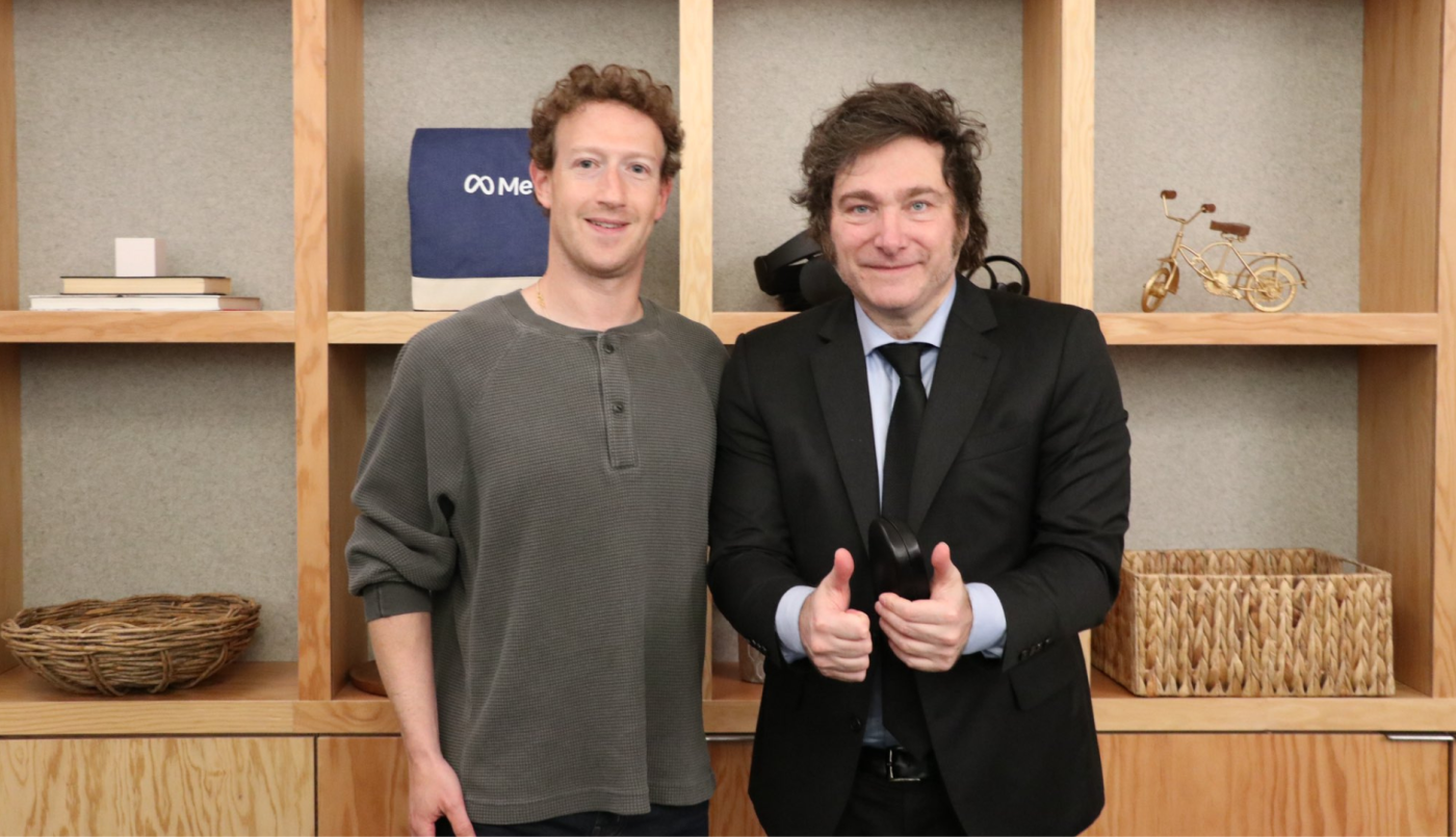 En medio de la gira en busca de inversiones, Javier Milei se reunió con Mark Zuckerberg | Política