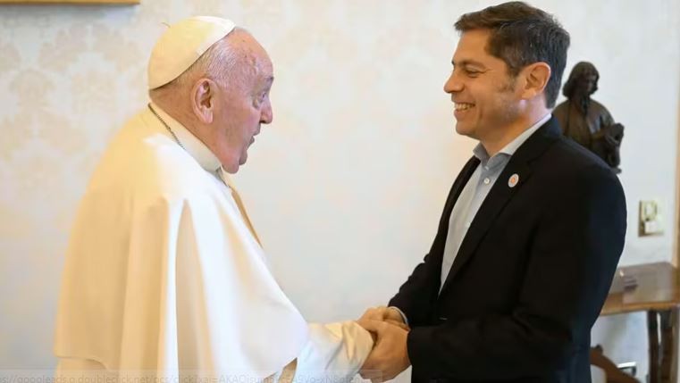 El Papa recibió a Kicillof en una audiencia privada | Política