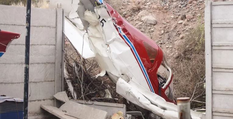 Se cayó una avioneta en Mendoza: sus dos ocupantes salieron ilesos | Actualidad