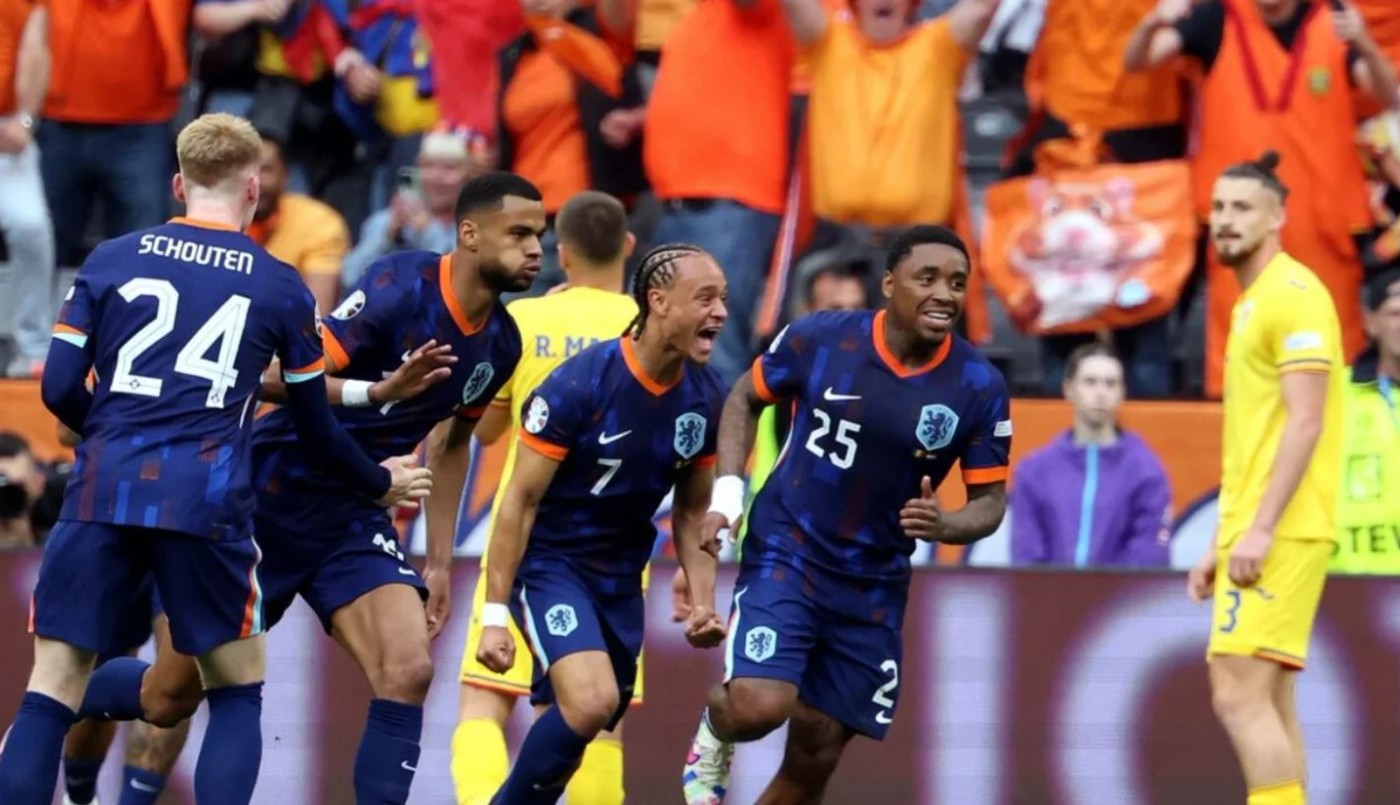 Países Bajos venció a Rumania y está en cuartos de final de la Eurocopa | Deportes