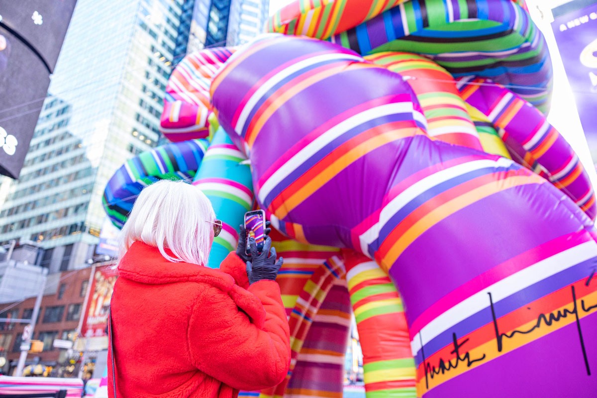 Marta Minujín inaugura "La escultura de los sueños" | Actualidad