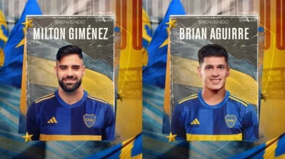 Boca anunció los fichajes de Milton Giménez y Brian Aguirre | Deportes
