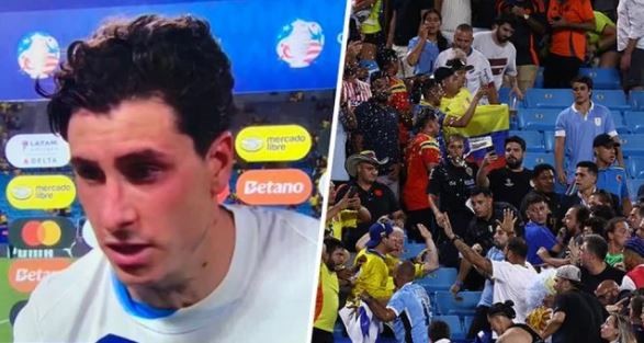 Fuerte descargo de un jugador uruguayo tras la pelea con hinchas de Colombia: "Nos hicieron una avalancha a todas nuestras familias" | Deportes