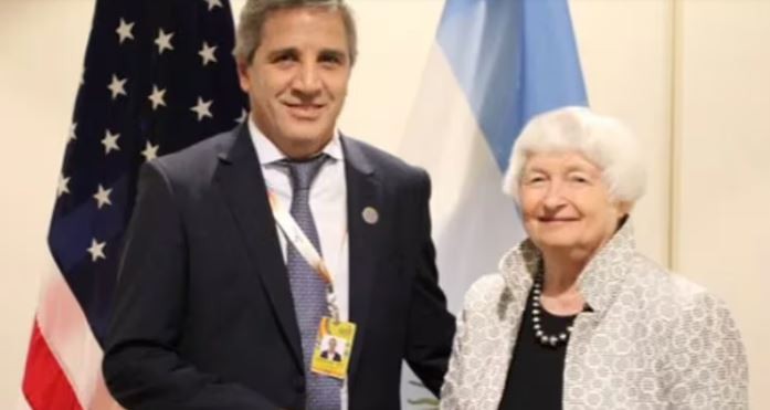 Caputo se reunió con Janet Yellen, la secretaria del Tesoro de Estados Unidos | Economía