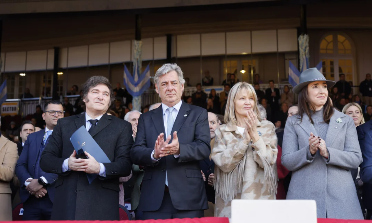 Tras las diferencias por el conflicto con Francia, Milei y Villarruel se reencontraron en La Rural | Política