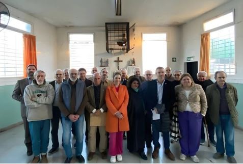 Apareció la foto de la visita de diputados a represores en Ezeiza | Política
