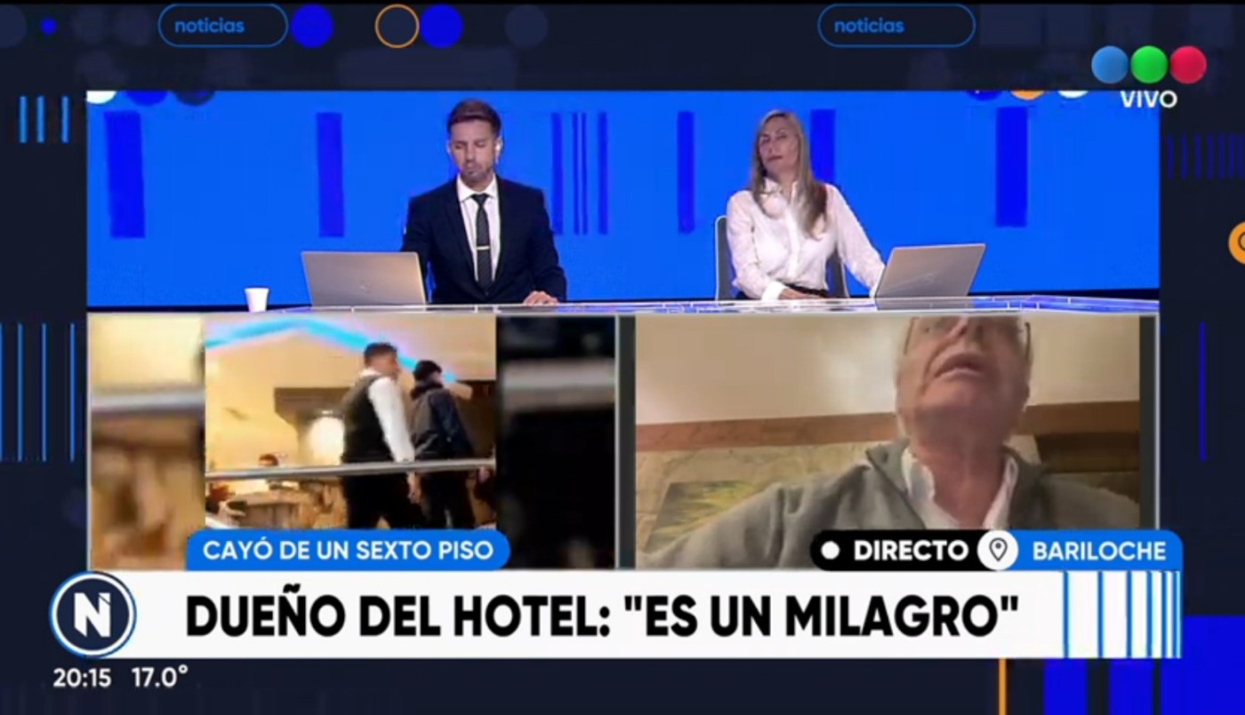 Habló el dueño del hotel del que cayó el alumno rosarino en Bariloche: "Es un milagro" | Actualidad