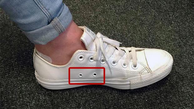 Fin del misterio: ¿para qué sirven los agujeros laterales de las zapatillas? | Curiosidades