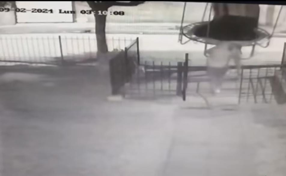 Video: dos hombres se robaron una cama elástica en Córdoba | Actualidad